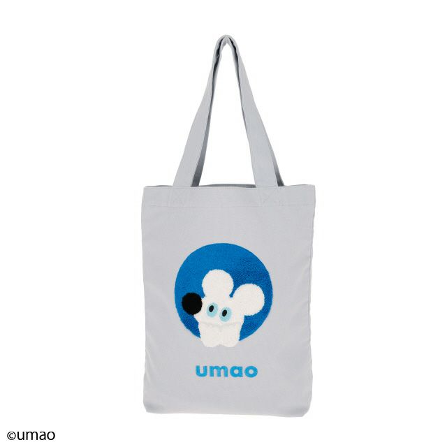 umao トートバッグ 「もこもこネズミ」